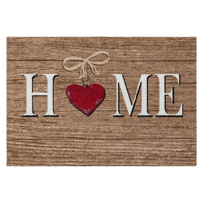 Astra Homelike Sauberlaufmatte Home - Beige, 40 x 60 cm, 100 % Polyamid - Ansicht von oben