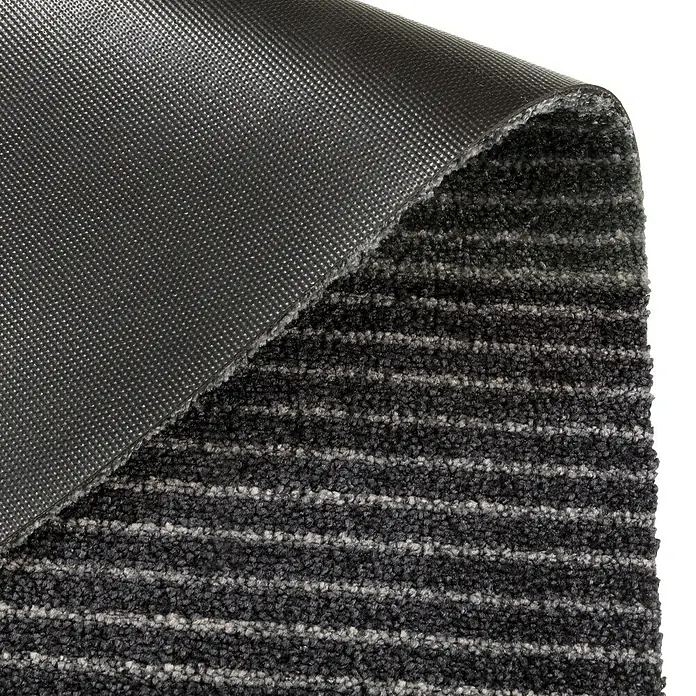 SCHÖNER WOHNEN-Kollektion Sauberlaufmatte Streifen - Anthrazit/Grau, 100 x 67 cm, 100 % Polyamid - Detailaufnahme