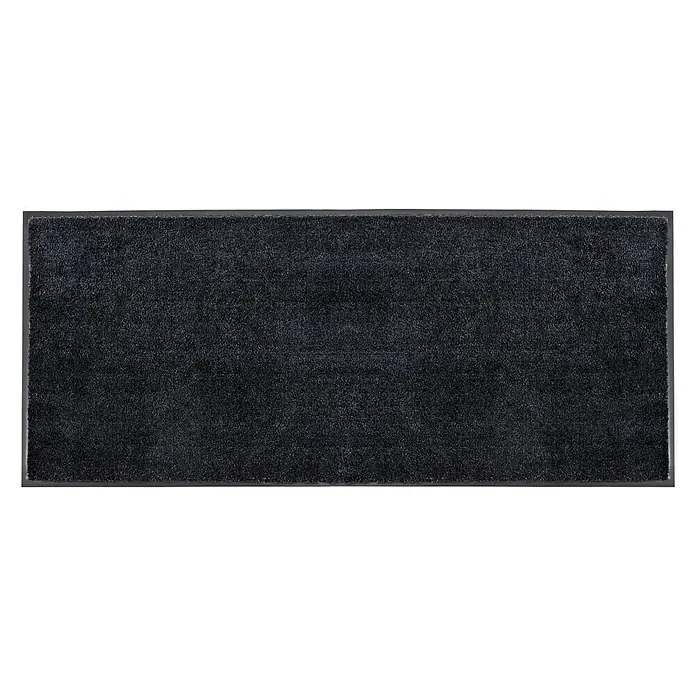 SCHÖNER WOHNEN-Kollektion Sauberlaufmatte Uni - Anthrazit/Schwarz, 150 x 67 cm, 100 % Polyamid - Ansicht von oben