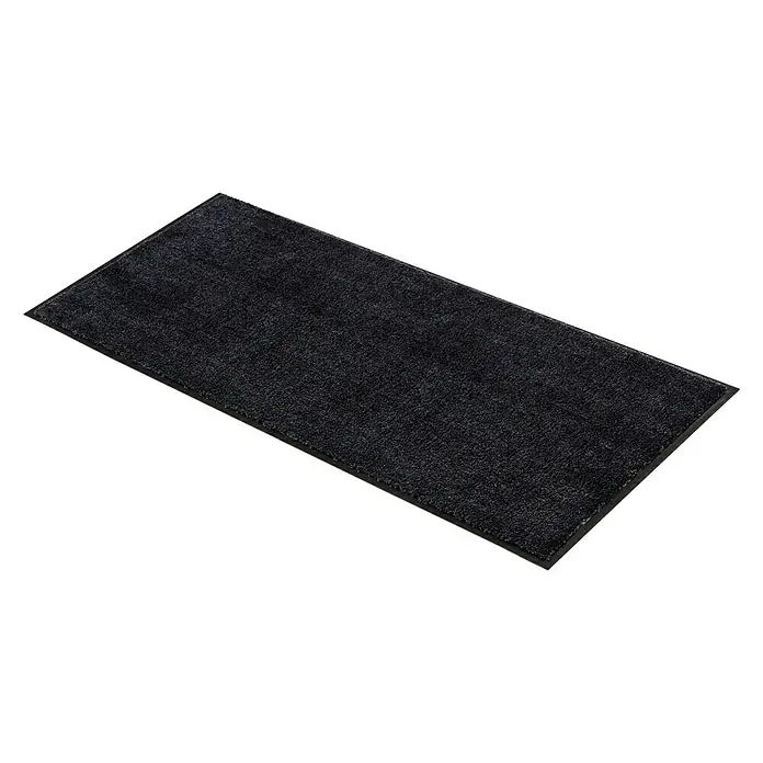 SCHÖNER WOHNEN-Kollektion Sauberlaufmatte Uni - Anthrazit/Schwarz, 150 x 67 cm, 100 % Polyamid - Rechte Seitenansicht