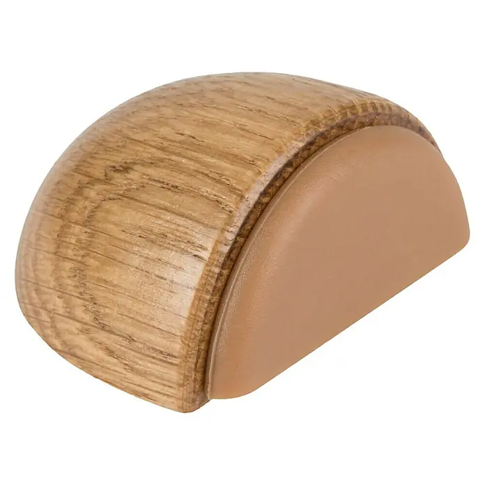 Bodentürstopper Magnet - B x H: 49 x 38 mm, Eiche - Rechte Seitenansicht