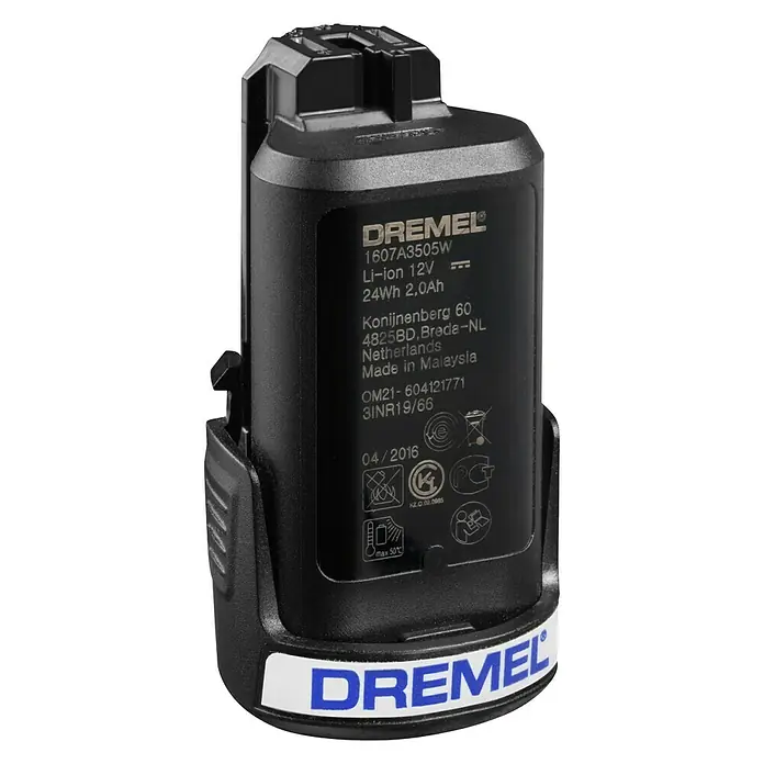 Dremel Accu 880 - 12 V, 2 Ah - Zijaanzicht links