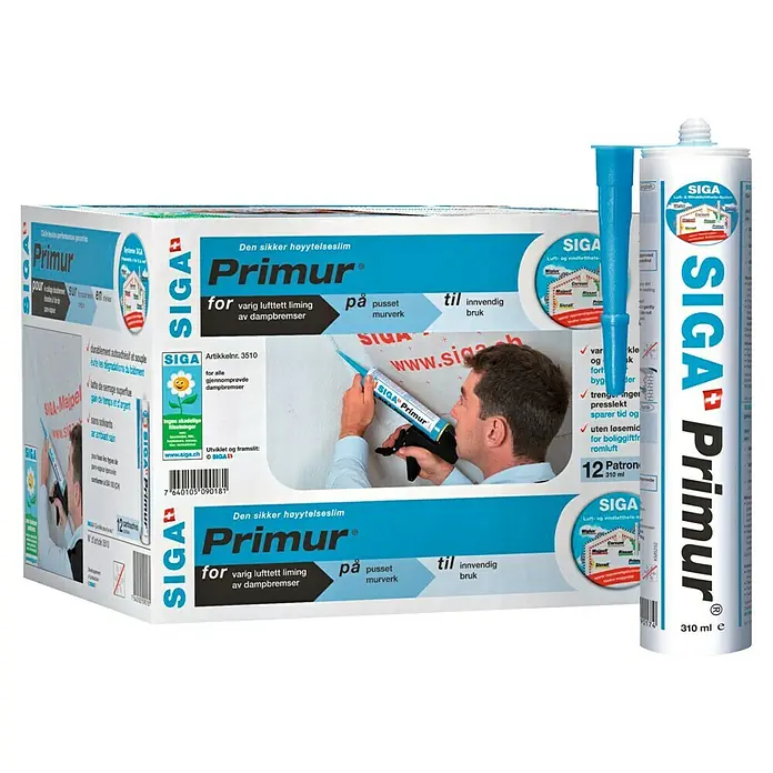 Siga Klebe- & Dichtmasse Primur - 310 ml, Lösemittelfrei
