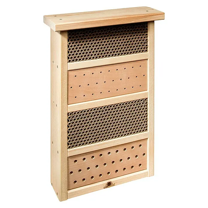 Neudorff Wildgärtner Freude Bienenhaus - 10 x 28,5 x 43 cm, Buche