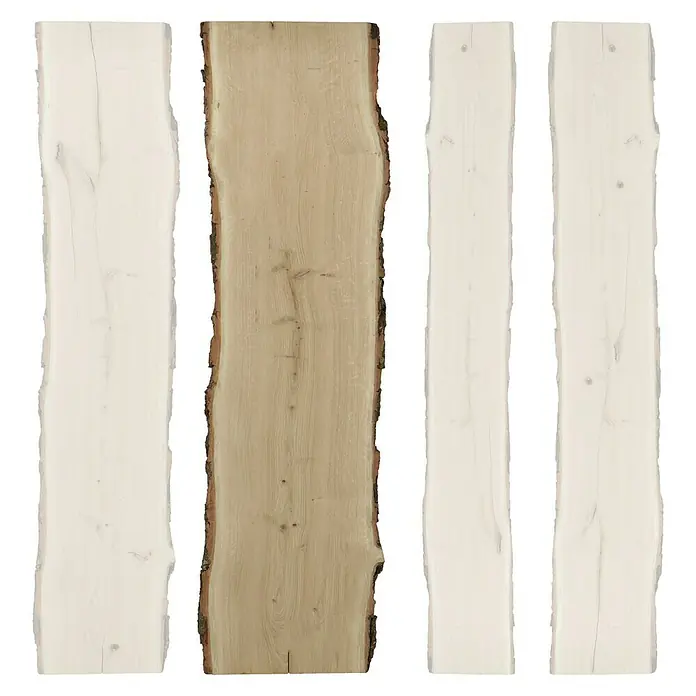 Daska za namještaj - Hrast, Ukupna širina: 36 - 40 cm, 200 x 2,6 cm