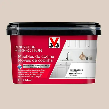 V33  Esmalte Cocinas Renovation Perfection centeno