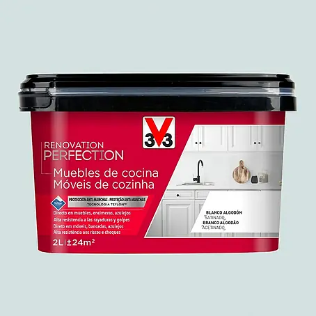 V33  Esmalte Cocinas Renovation Perfection Flor de sal