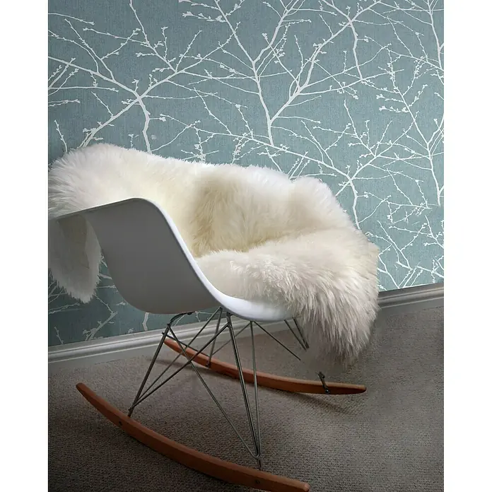 Alfombra Carneiro baby - Blanco, 90 x 60 cm, Piél sintética