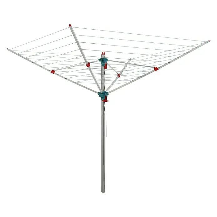 Blome Wäschespinne Easy - Belastbarkeit: 4 Waschmaschinenfüllungen, Länge Wäscheleine: 50 m, Durchmesser offen: 2,64 m