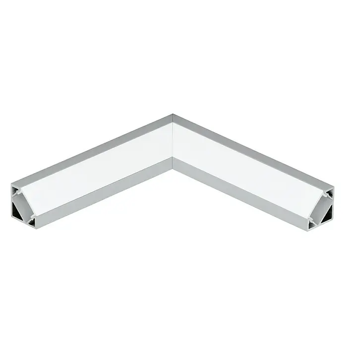 Eglo Eckverbinder Corner Profile 2 - Silber, 11 cm, Aluminium - Vorderansicht
