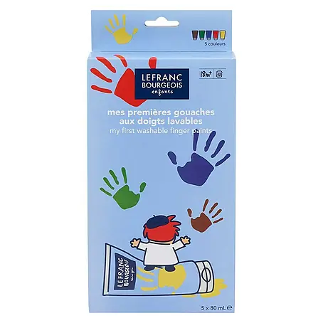 Lefranc & Bourgeois  Gouachefarben-Set Fingerfarben-Set