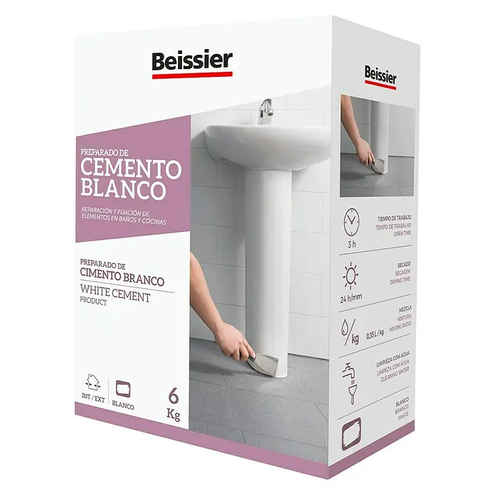 Beissier Cemento blanco - 6 kg