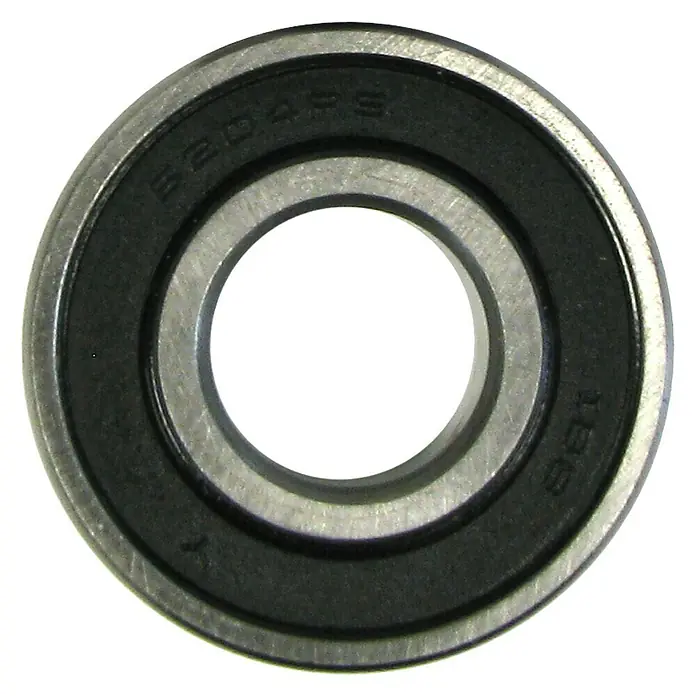 Kuglični ležaj 6204-2RS - Promjer: 47 mm, Širina: 14 mm, Promjer rupe na osovini: 20 mm - Pogled sprijeda