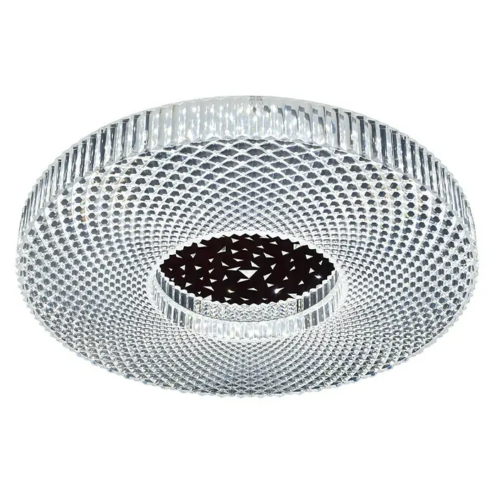 Tween Light Okrugla stropna LED svjetiljka - 36 W, Ø x V: 490 mm x 8 cm, Prozirno, Topla bijela - Pogled odozdo