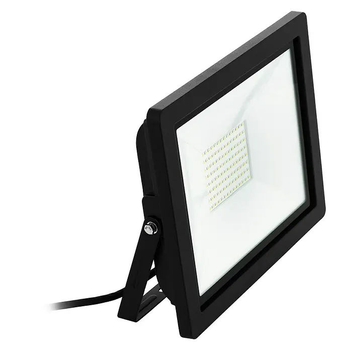Eglo LED-Strahler - 200 W, Schwarz, IP65 - Vorderansicht