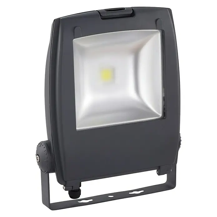 Eglo LED-Außenstrahler Gambettola Pro - 32,5 x 11 x 39,5 cm, 45 W, Anthrazit, IP65 - Vorderansicht