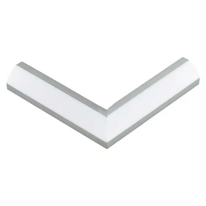 Eglo Eckverbinder Corner Profile 2 - Silber, 11 cm, Aluminium - Vorderansicht