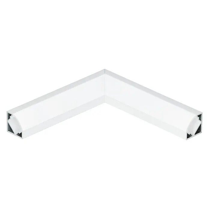 Eglo Eckverbinder Corner Profile 2 - Weiß, 11 cm, Aluminium - Vorderansicht