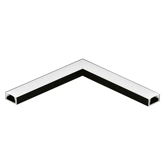 Eglo Eckverbinder Surface Profile 1 - Schwarz, 11 cm, Aluminium - Vorderansicht