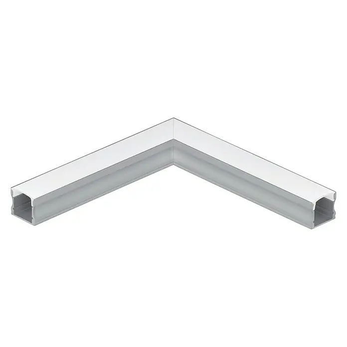 Eglo Eckverbinder Surface Profile 2 - Silber, 11 cm, Aluminium - Vorderansicht
