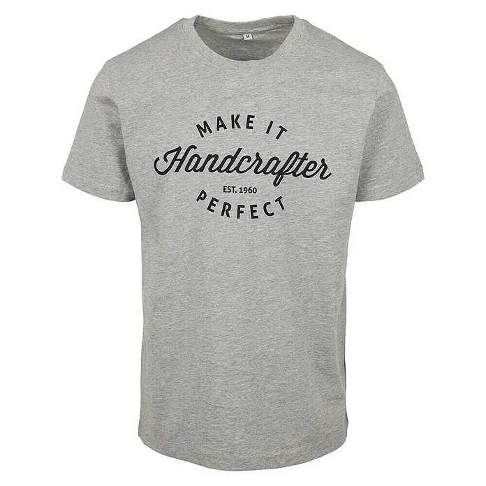 T-Shirt Handcrafter - M, Grau - Vorderansicht