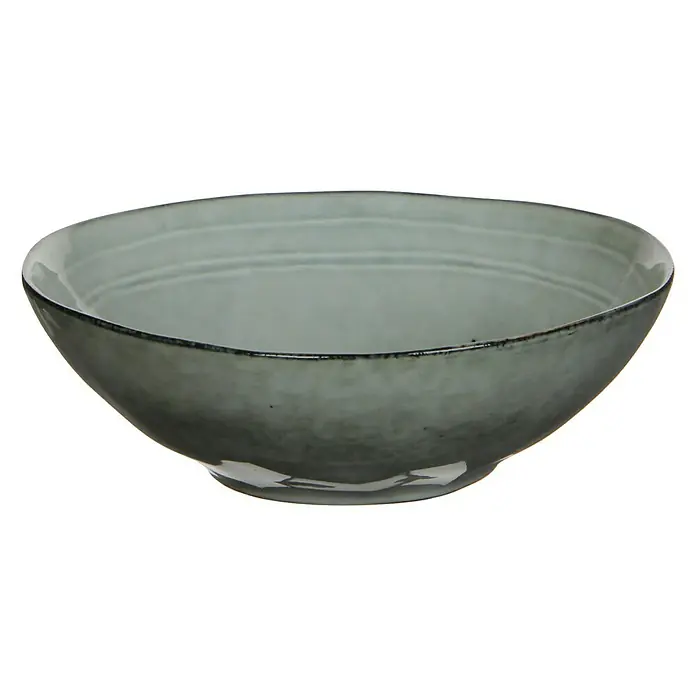 Ukrasna posuda Tabo - Ø x V: 20 x 6,5 cm, Sive boje