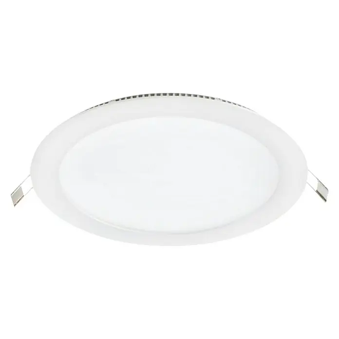 Downlight LED empotrable Epistar - 18 W, L x An x Al: 22 x 22 x 1 cm, Blanco, Blanco cálido