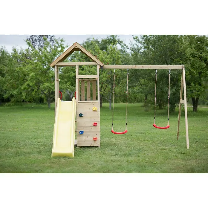 Wendi Toys Kinderspielturm Giraffe - 280 x 340 cm - Stimmungsaufnahme