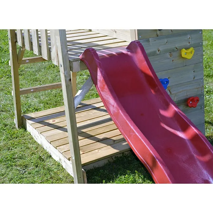 Wendi Toys Kinderspielturm Hase - 260 x 110 cm - Detailaufnahme