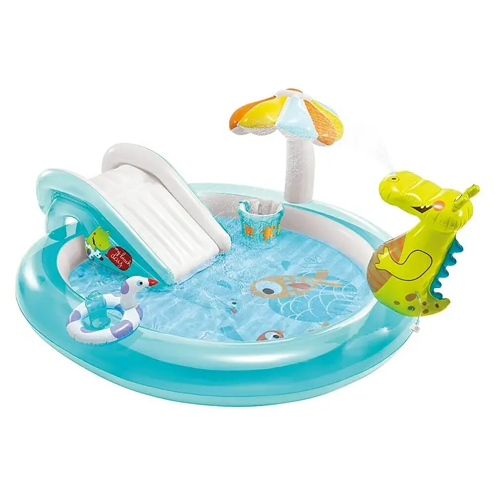 Intex Gator Dječji bazen - D x Š x V: 203 x 173 x 89 cm, 180 l, Plave boje
