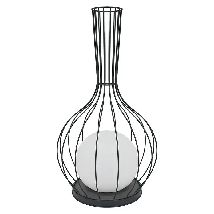 Tween Light LED-Dekoleuchte Isola - Batteriebetrieben, Schwarz, Ø x H: 39 x 72 cm - Vorderansicht