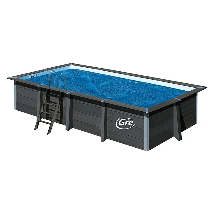 Gre Pool-Abdeckplane Isotherm - Stärke: 400 µm, L x B: 560 x 280 cm, Polyethylen - Ansicht von oben
