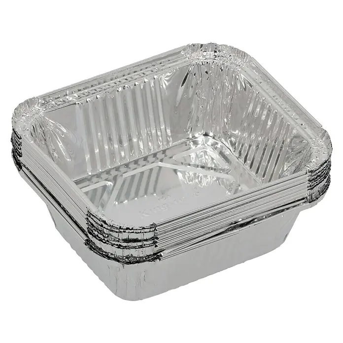 Kingstone Grillschale - 14,6 x 12,5 cm, 10 Stk., Aluminium