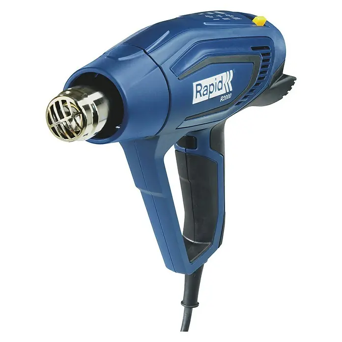 Rapid Heißluftgebläse R2000 - 2.000 W, Temperaturbereich: 60 °C - 600 °C - Linke Seitenansicht