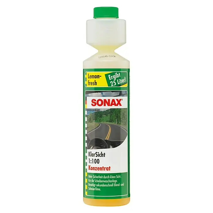 Sonax Scheibenklar Konzentrat - Lemon Fresh, 250 ml - Vorderansicht