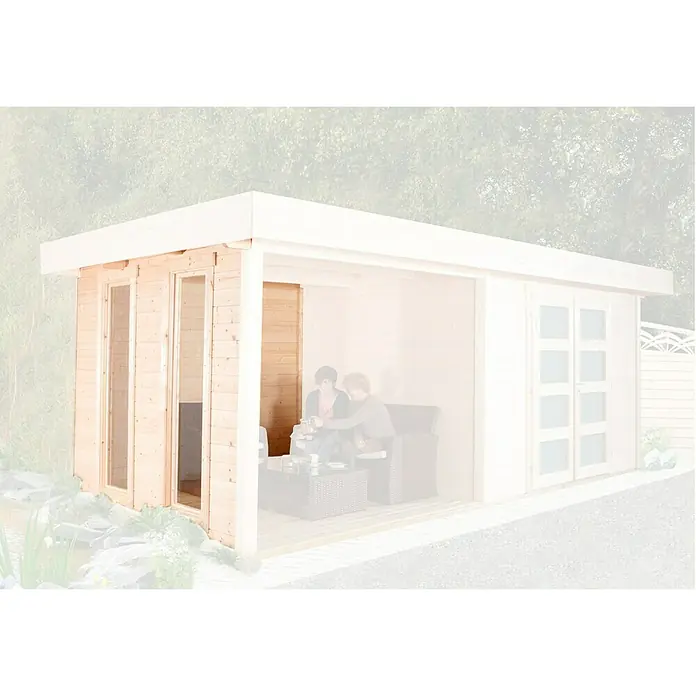 Wolff Finnhaus Seitendach-Set Varianta - B x T: 350 x 250 cm