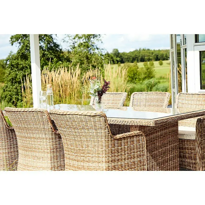 Sillón de jardín Gotland - Arena, Poliéster, Ancho: 79 cm