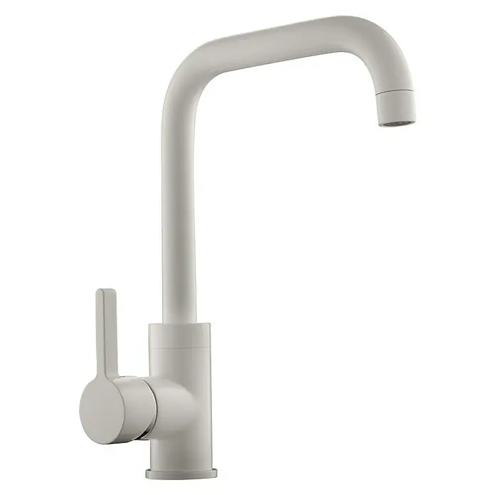 Grifo de cocina Salomé - Blanco, Caño alto