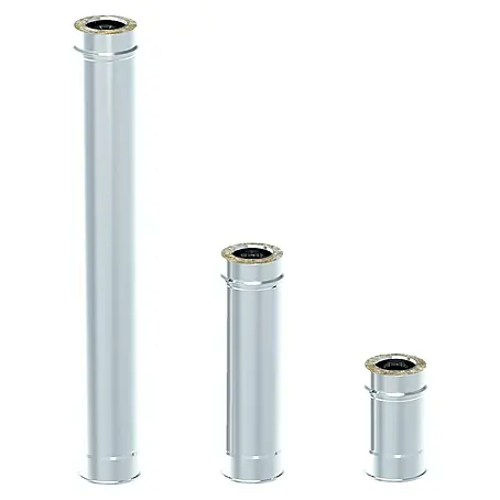 Tubo para estufa de doble pared
