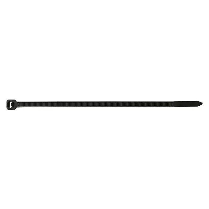 Index Bridas para cables de Nylon - Negro, L x An: 300 x 3,6 mm, 100 uds.
