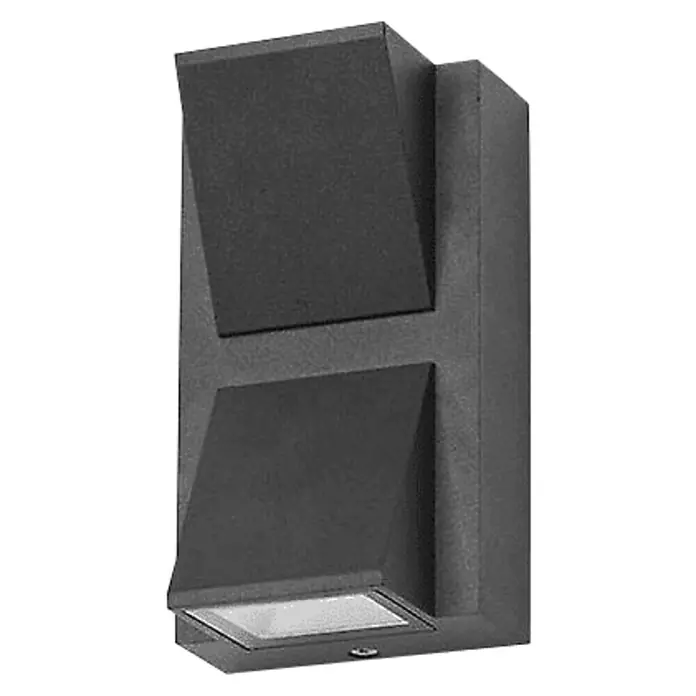 Forlight Aplique exterior LED Loyd - 4,1 W, 6,2 x 7,9 x 14 cm, Antracita, IP55, 2 ud.