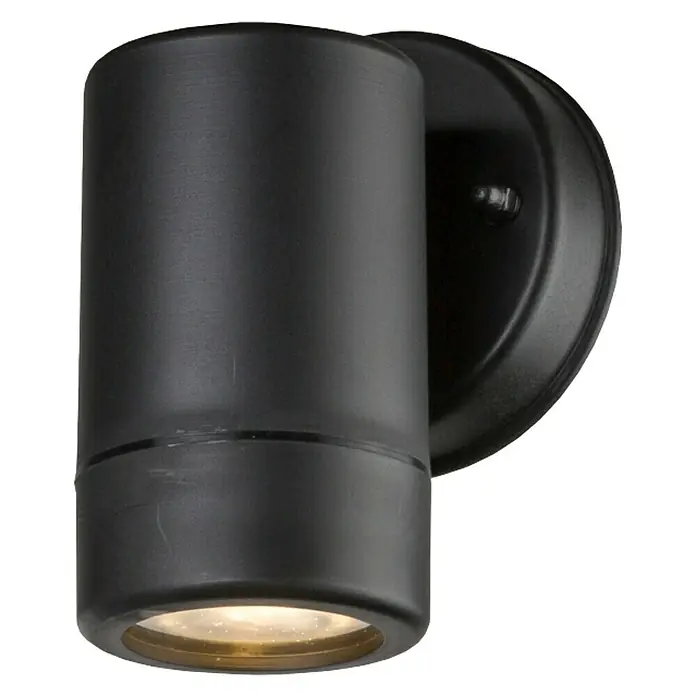Globo Aplique exterior Cotopa - 5 W, 8 x 8 x 12,2 cm, Negro, IP44