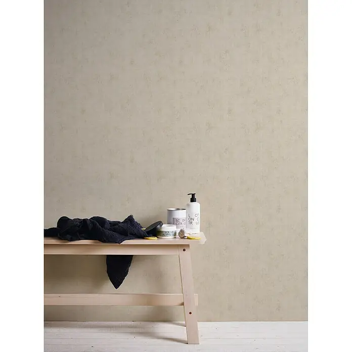 AS Creation Neue Bude 2.0 ED II Flis tapeta - Taupe, Uni, 10,05 x 0,53 m - Živopisni prikaz