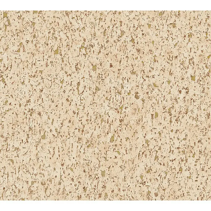 AS Creation Neue Bude 2.0 ED II Vliestapete Kork - Sand/Gold, Uni, 10,05 x 0,53 m - Detailaufnahme