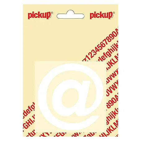 Pickup  Sticker @ wit