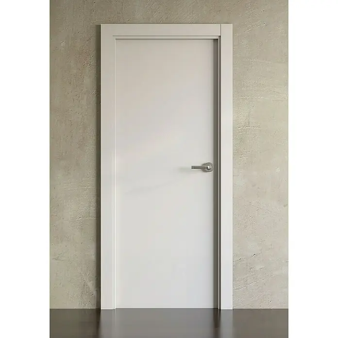 PortStylo Puerta interior Cuzco - 82,5 x 203 cm, Izquierda, Blanco lacado, Alveolar