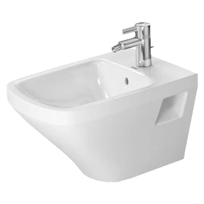 Duravit DuraStyle Wand-Bidet Typ 1 - Ohne Spezialglasur, Keramik, Weiß - Vorderansicht