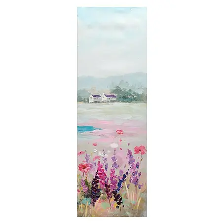 Cuadro pintado a mano Dipinto Pradera