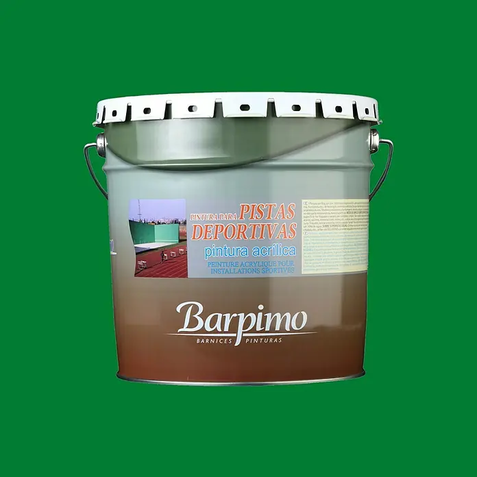 Barpimo Pintura para marcas en el suelo - Verde, 15 l, Mate sedoso, Base al agua