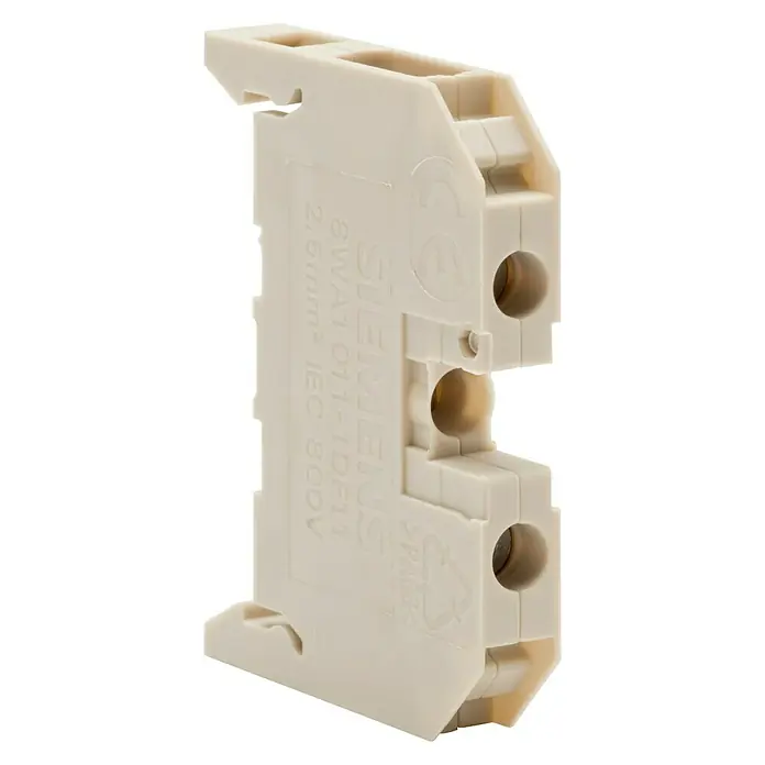 Siemens Borne de terminal fase - 2,5 mm², Blanco, 6 ud.